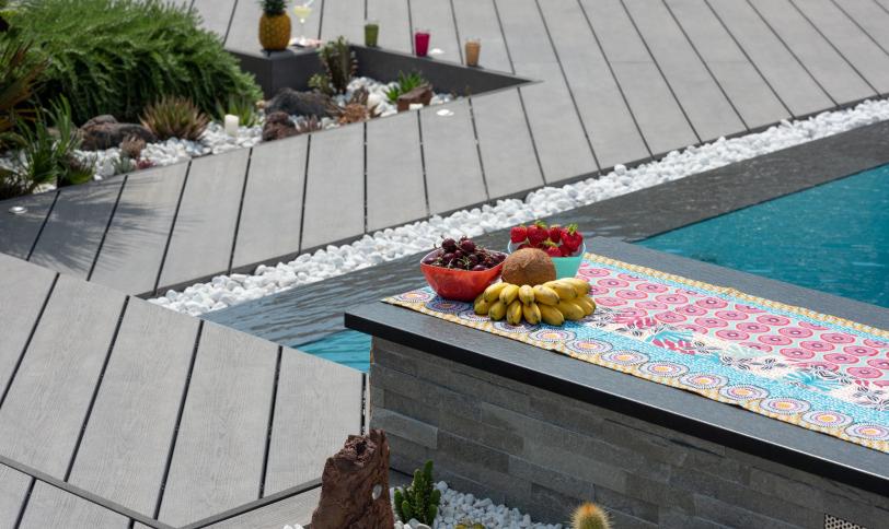 Gris anthracite structurée